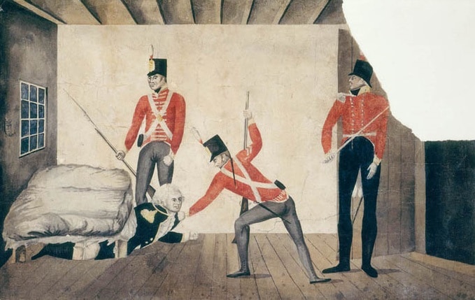 The arrest of Governor Bligh, 1808, State Library of New South Wales, Safe 4/5