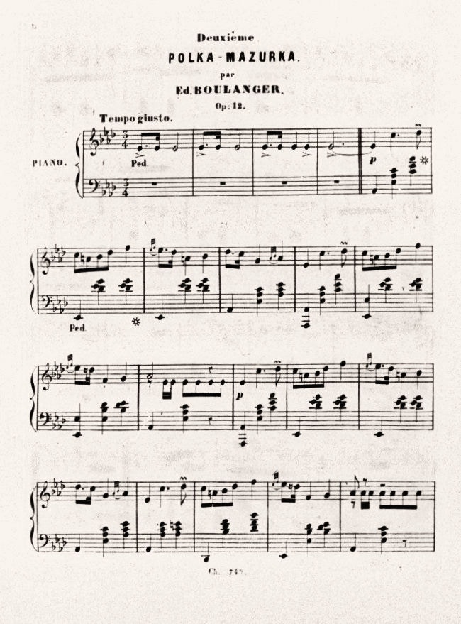 2 polkas-mazurkas, no. 2, Boulanger (Paris, 1850)