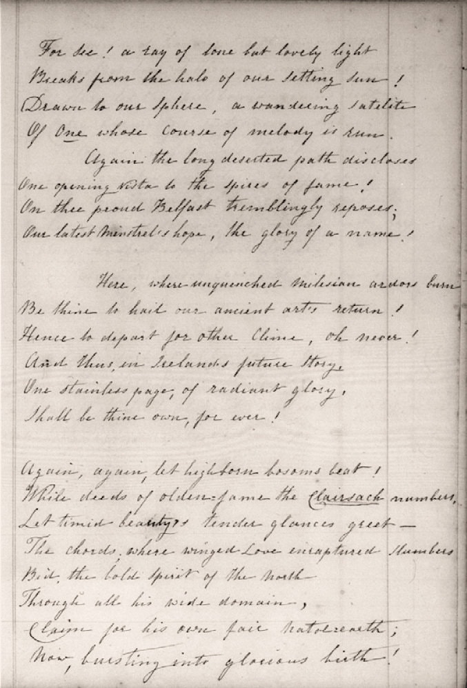 Eliza Hamilton Dublop, verses, Belfast 1818 (for Patrick Carolan), The vase, 76