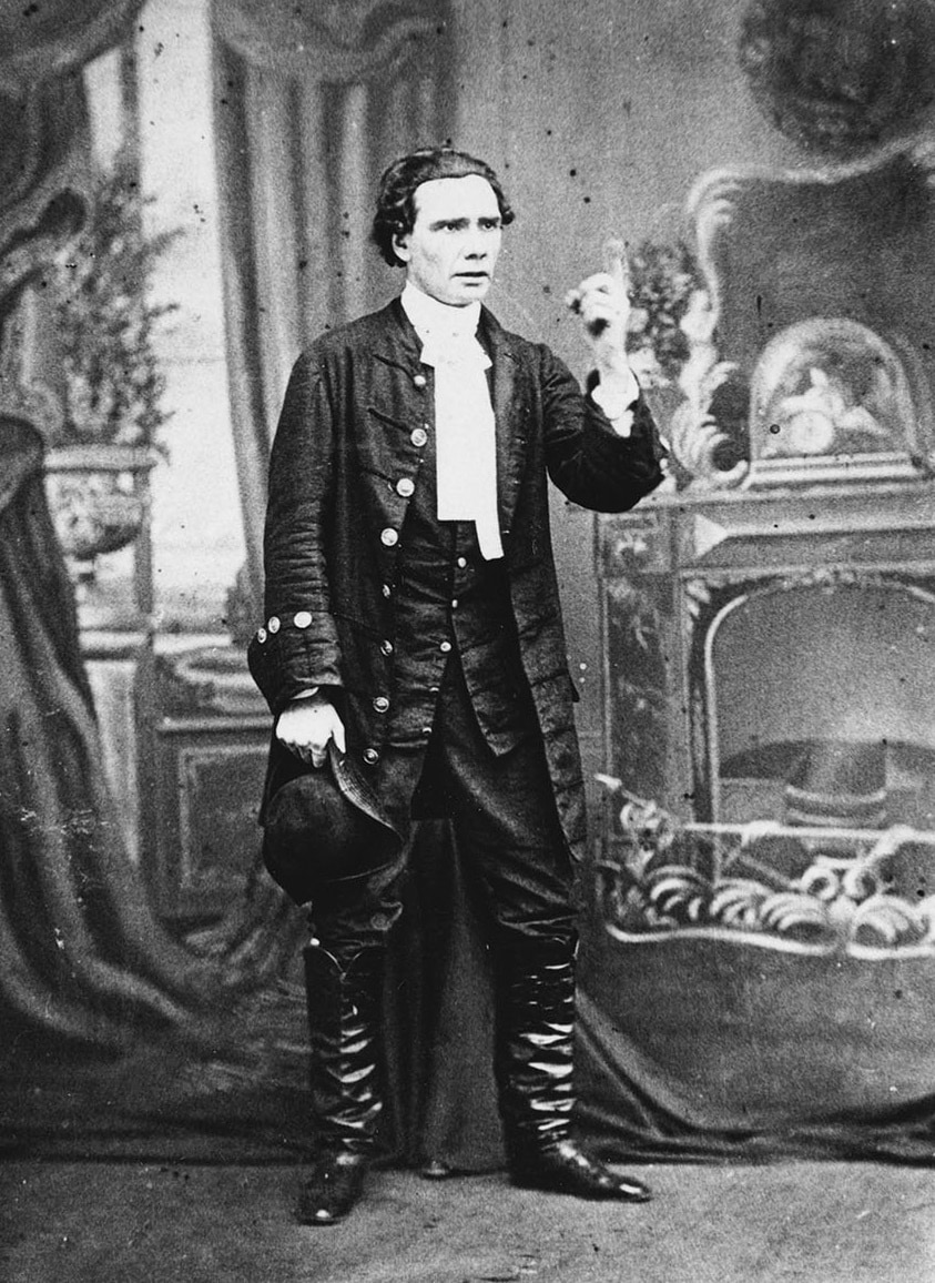 Henry Chapman, in character, c. 1860s
