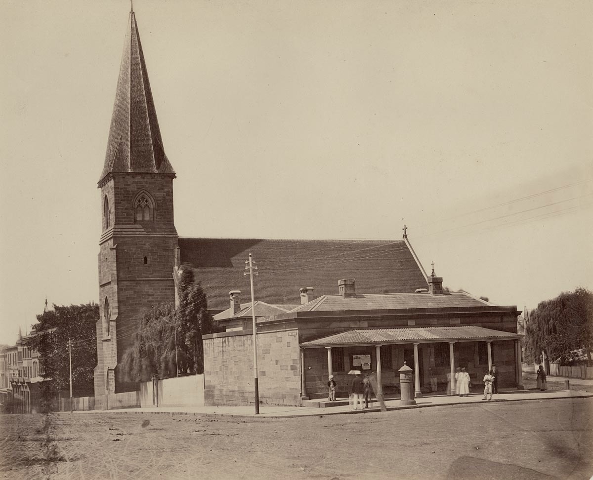Christ Church, Sydney, c. 1880; State Library of New South Wales