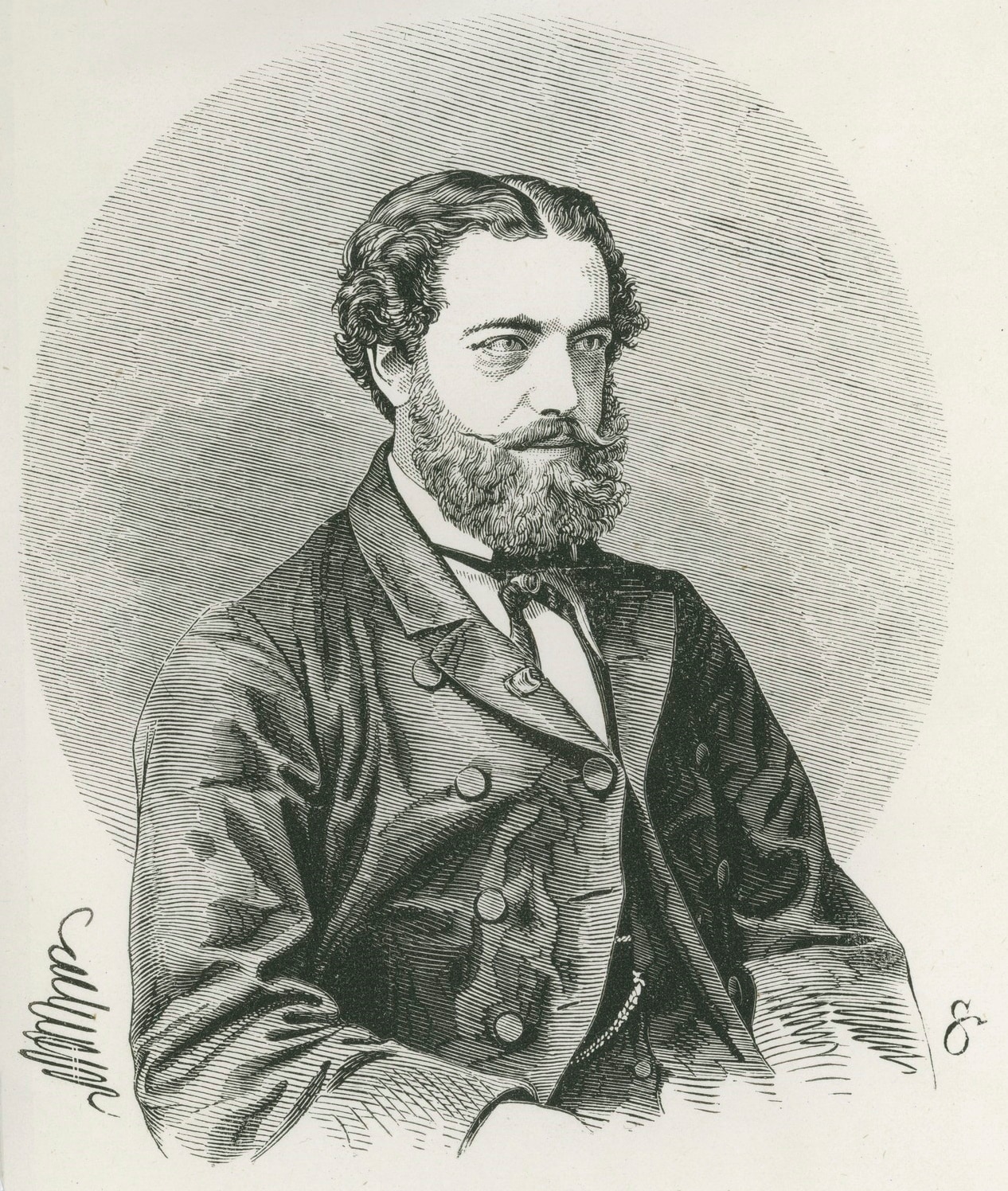 Rene Douay, May 1862 (Samuel Calvert, engraver)