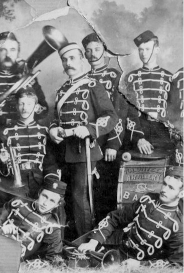 Alfred Hermes, bandmaster, with the Volunteer Artillery Band, Sydney, c. early 1880s