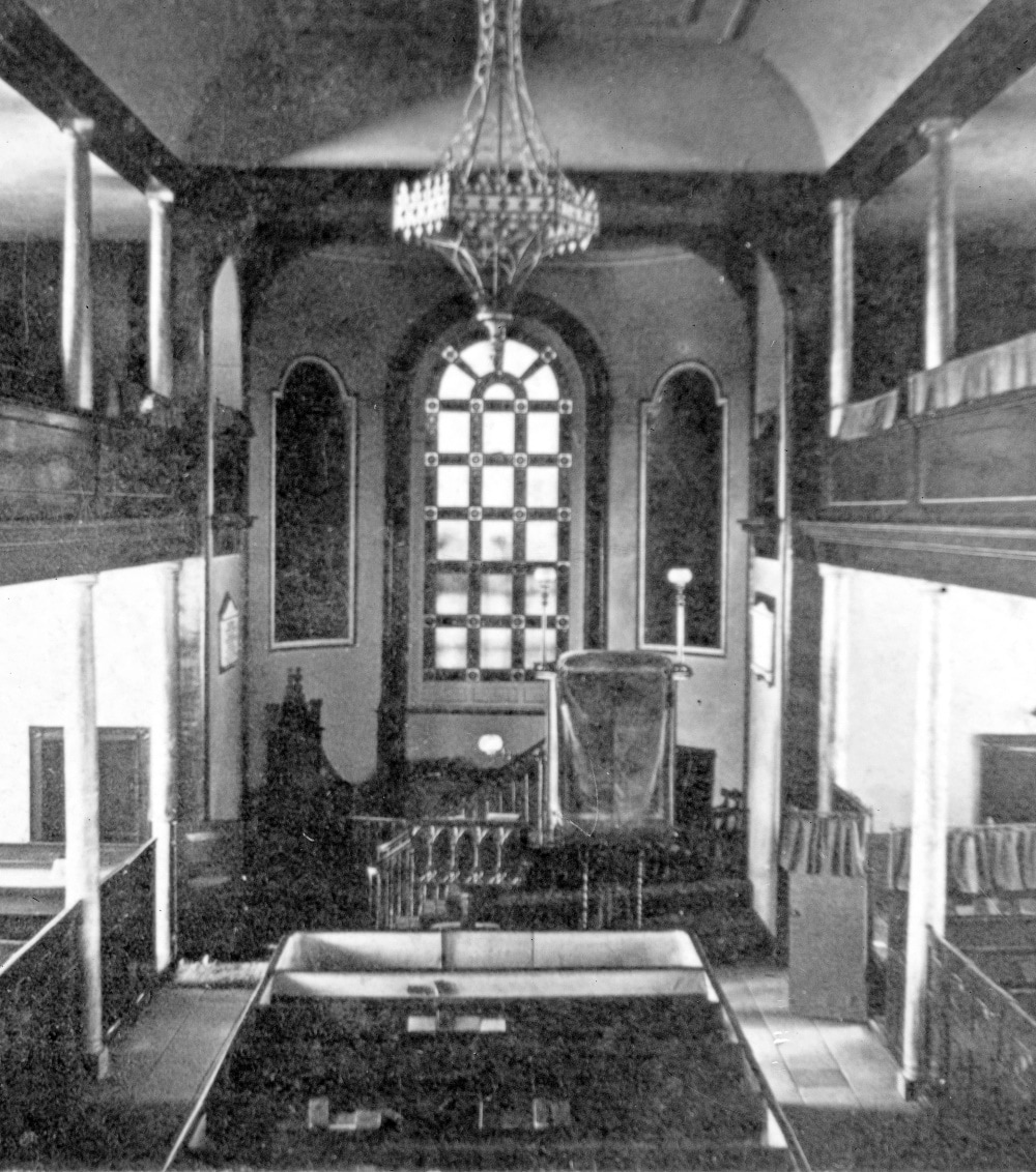 Old St, David's church, interior; Tasmanian Archives