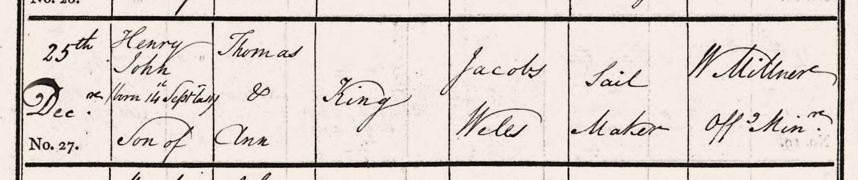 Baptisms solemnized in the parish of St. Augustine the less in the City of Bristol in the year 1831; register 1831-52, page 4; Bristol Archives