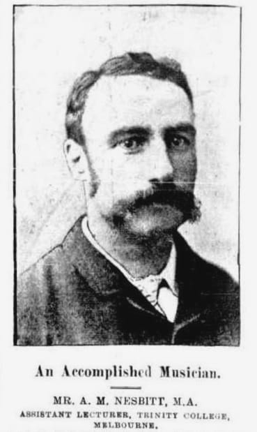 Alfred Mortimer Nesbitt, 1888