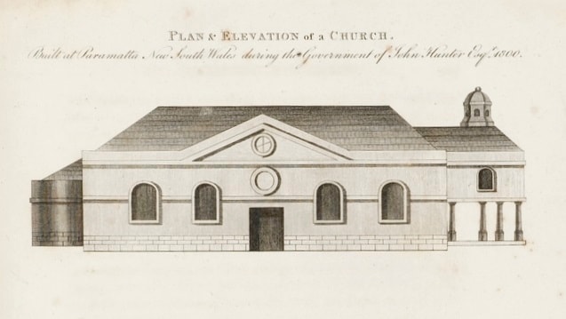 St John's Parramatta (Collins 1802)