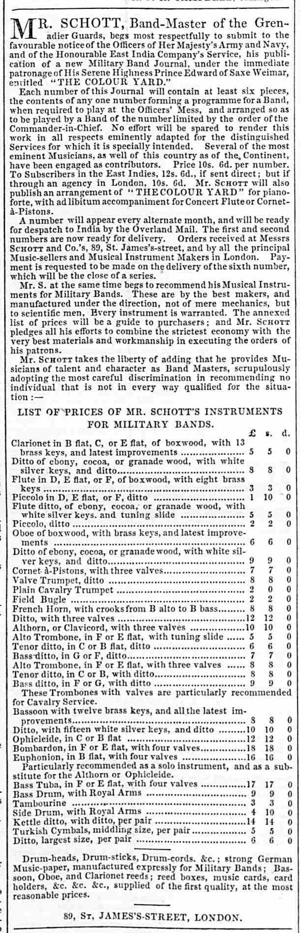 [Advertisement], British Army Despatch (17 May 1850), 24