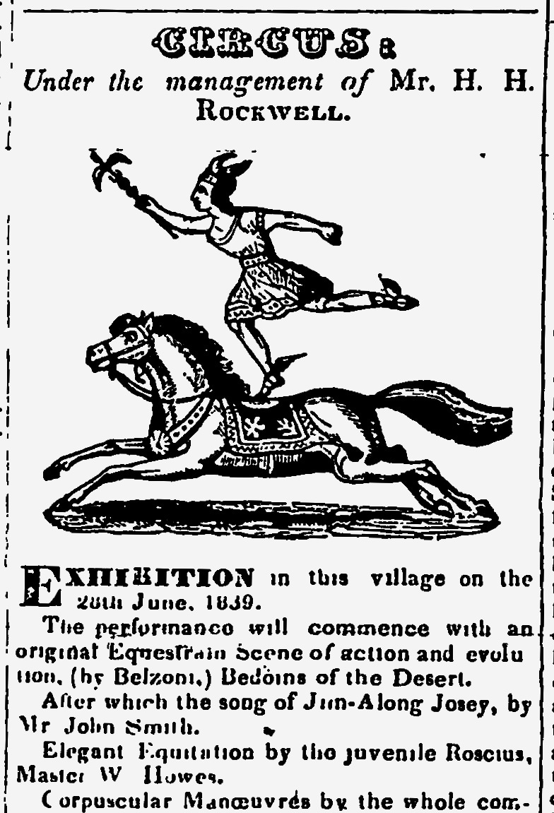 [Advertisement], Wayne sentinel [Palmyra, NY, USA] (14 June 1839), 3