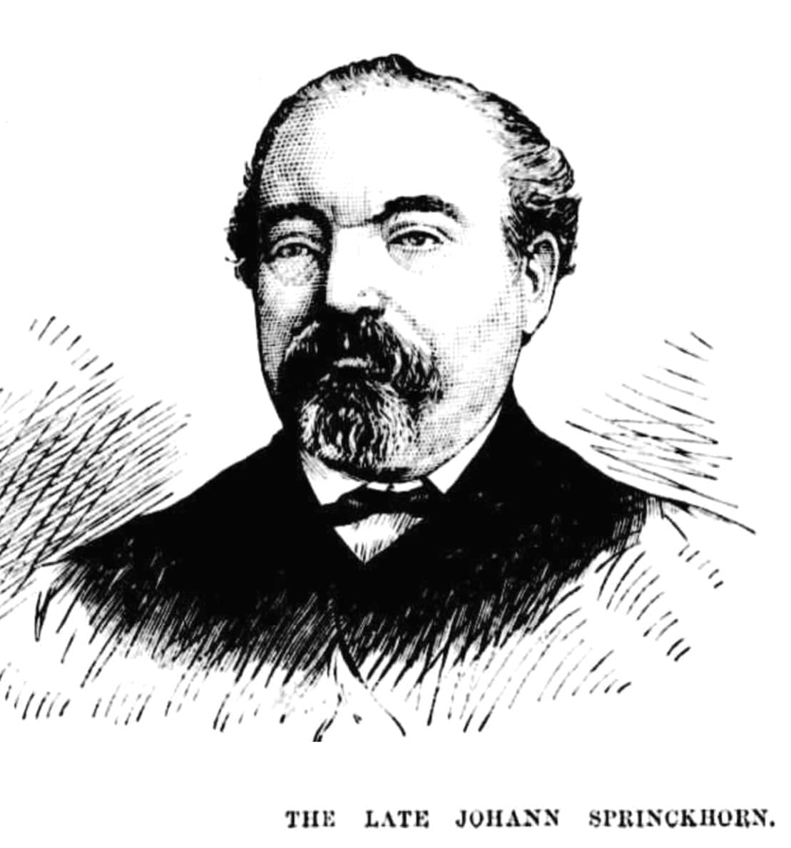 The late Johann Sprinckhorn, 1873
