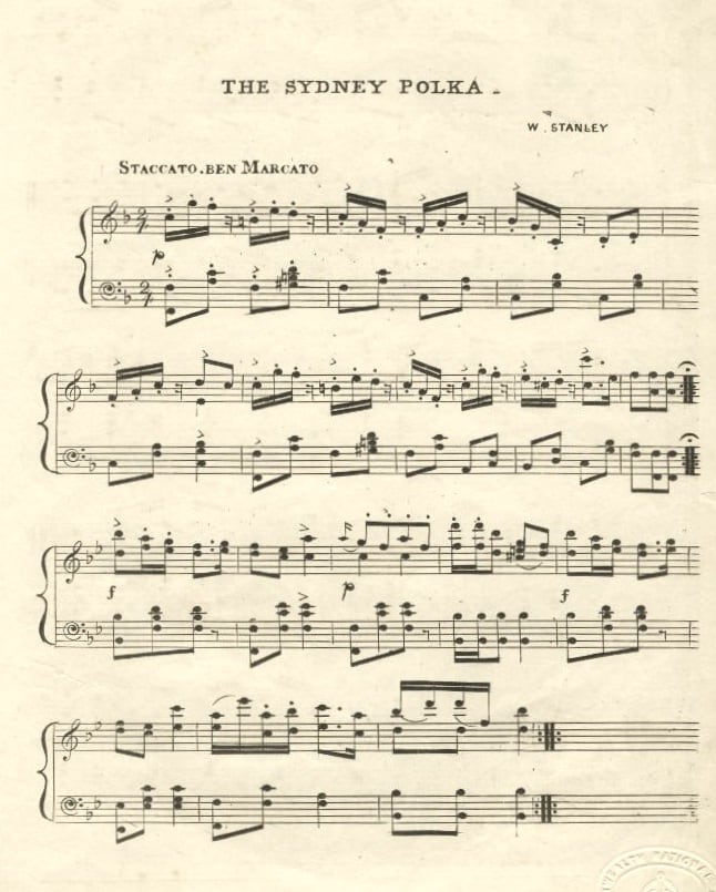 The Sydney polka, William Stanley (Sydney: Woolcott and Clarke, [1851])