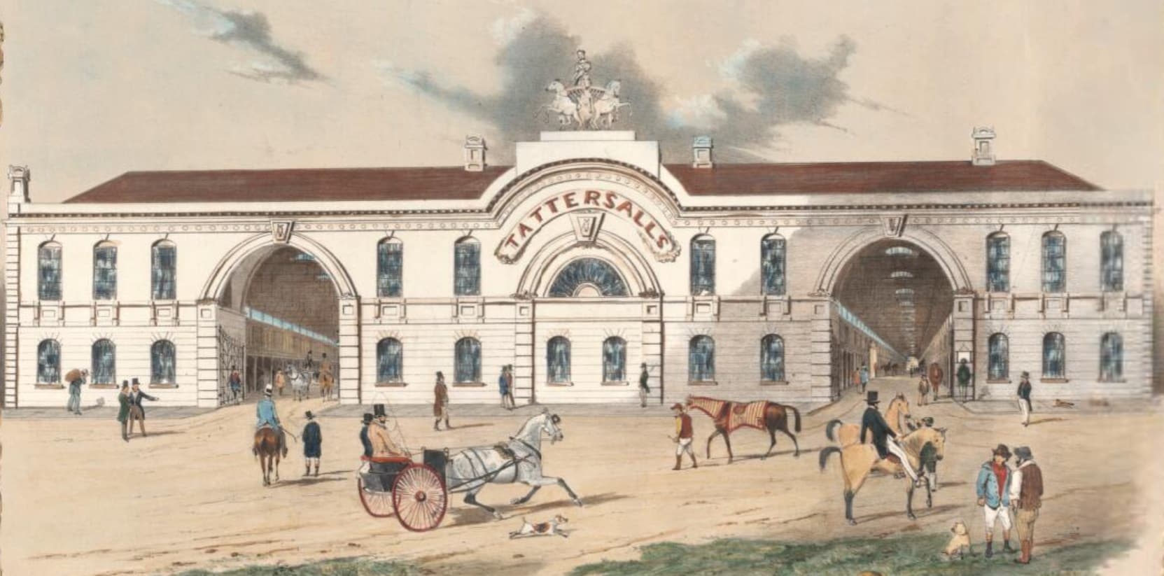 Tattersall's Horse Bazaar, Melbourne, S.T.G. 1853