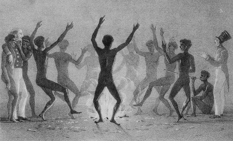 Dance at Hammond Island, August 1829